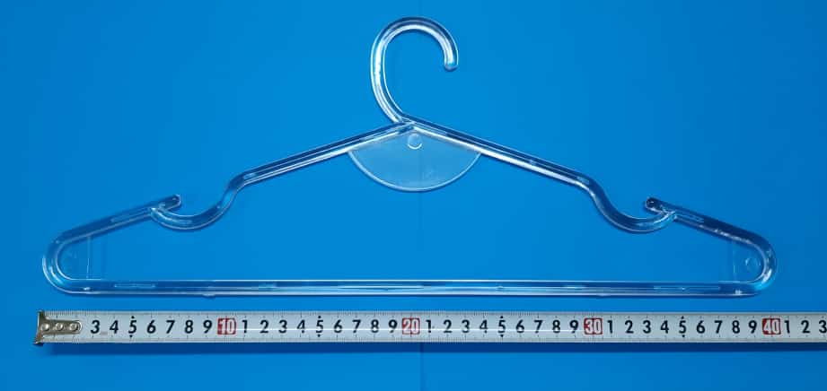 Percha de acrílico adulto (cristal) ( x 10 u)