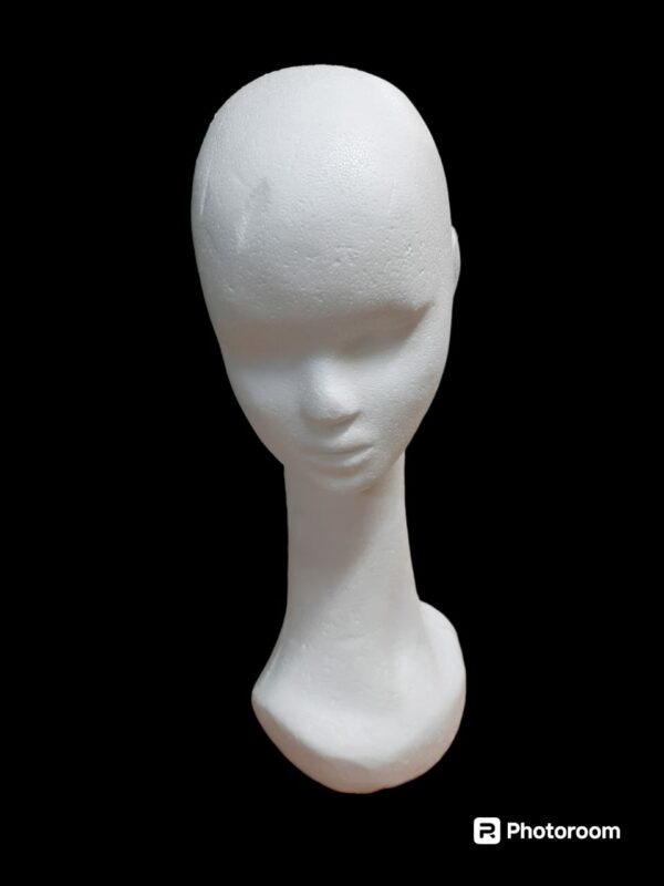 Cabeza de Telgopor cuello corto
