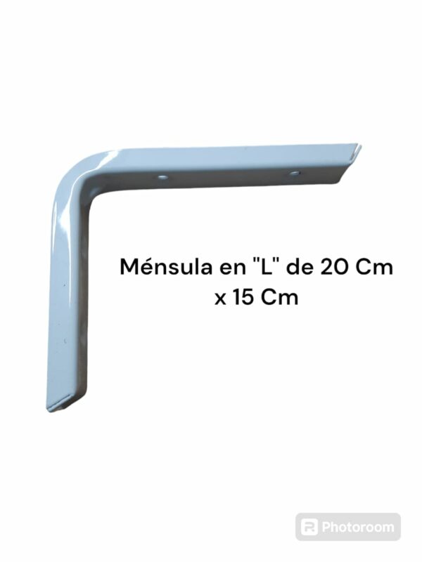 Ménsula en "L", N° 2, 20 Cm x 15 Cm