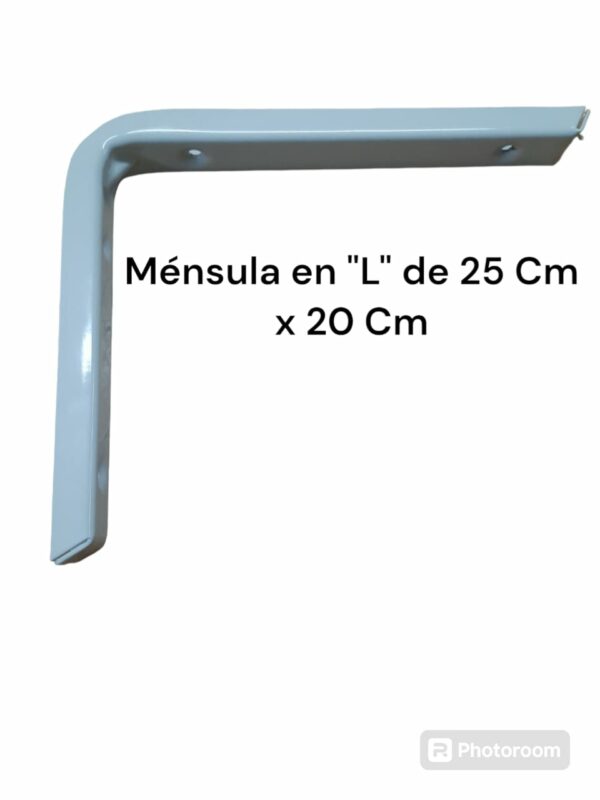 Ménsula en "L", N° 3, 25 Cm x 20 Cm