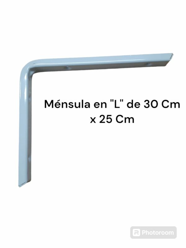 Ménsula en "L", N° 4, 30 Cm x 25 Cm