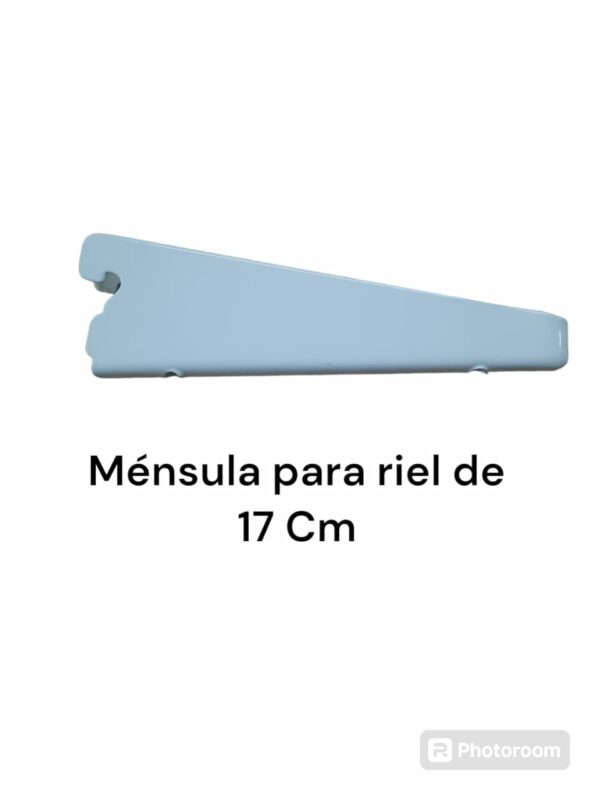 Ménsula para riel de 17 Cm